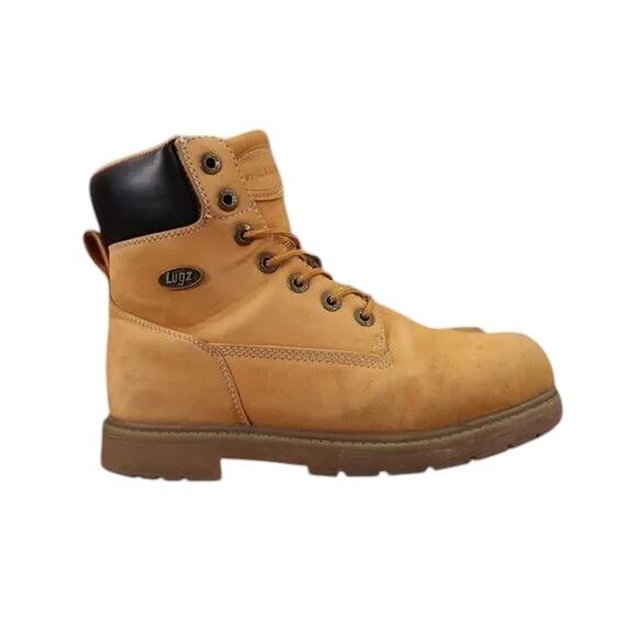 Lugz Shoes Mens 7.5 Boots Combat Boulder Hi Work Utility Lace Up Outdoor Brown - Picture 13 of 13